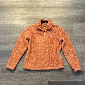 Patagonia quarter zip fleece pullover color century pink size medium
